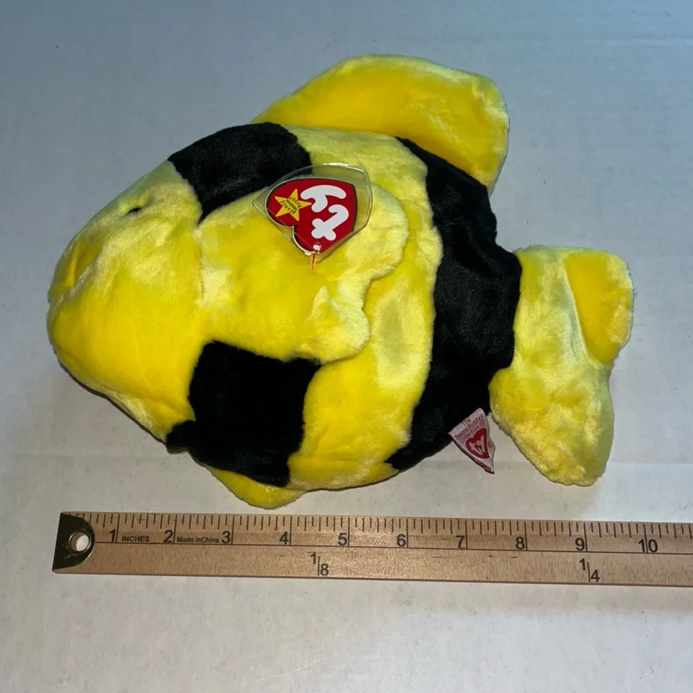 TY Bubbles the Fish Beanie‎ Buddy Plush